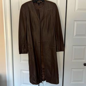 Escada Leather Coat